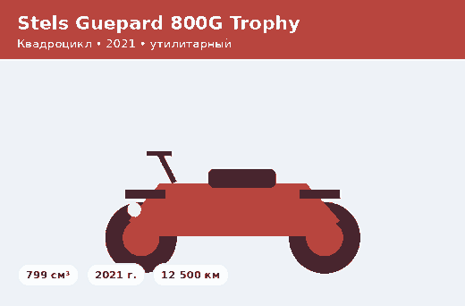 Stels Guepard 800G Trophy